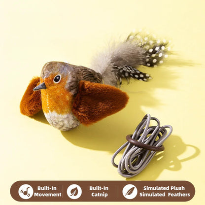 Cat Toys For Indoor Cats Interactive Cat Toy Realistic Bird Sound Cat