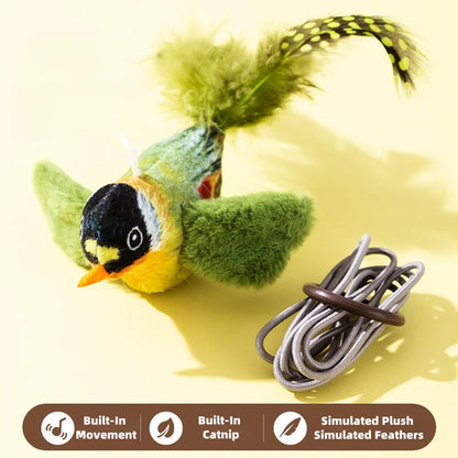 Cat Toys For Indoor Cats Interactive Cat Toy Realistic Bird Sound Cat